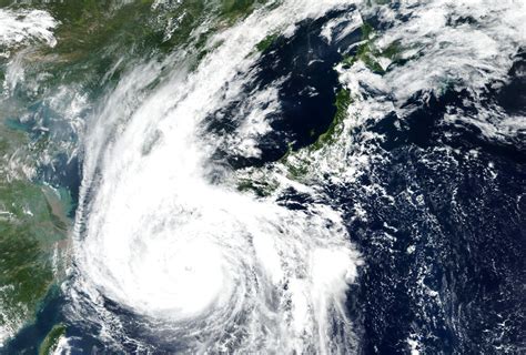 current typhoon near japan.